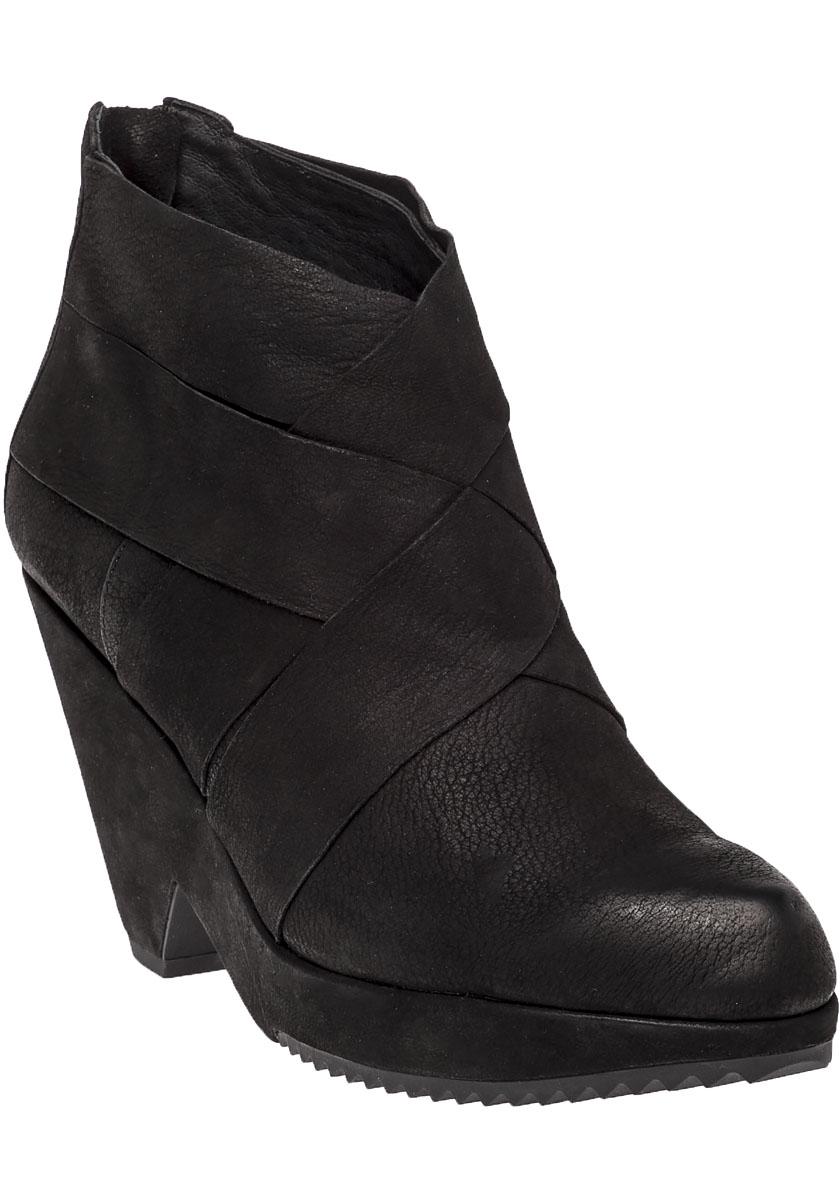 Lyst Eileen Fisher Dream Nubuck Leather Boots in Black
